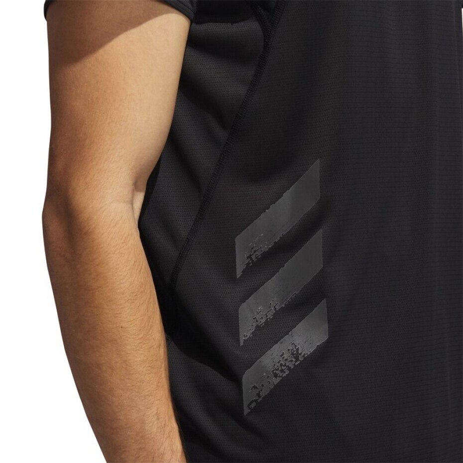 Pánské tričko adidas  Heat.RDY black S - main (1)