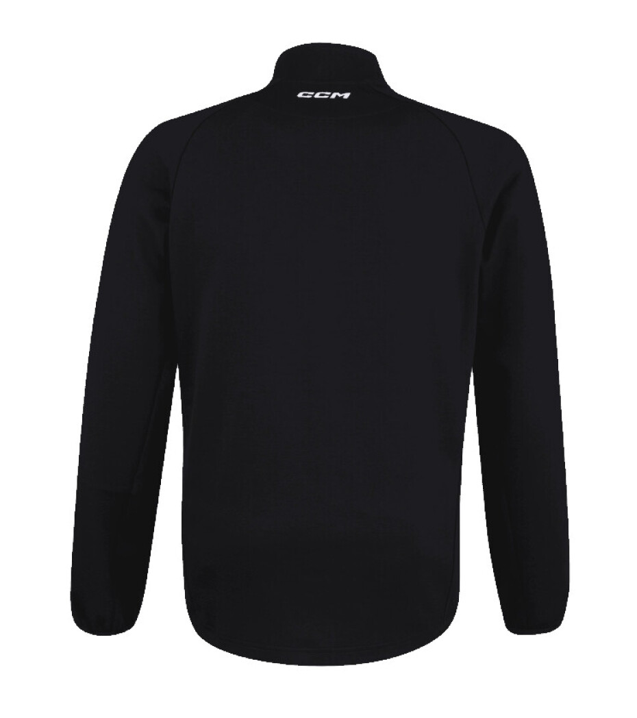 Pánská mikina CCM  LOCKER ROOM FLEECE 1/4 ZIP Black XXL - main (1)
