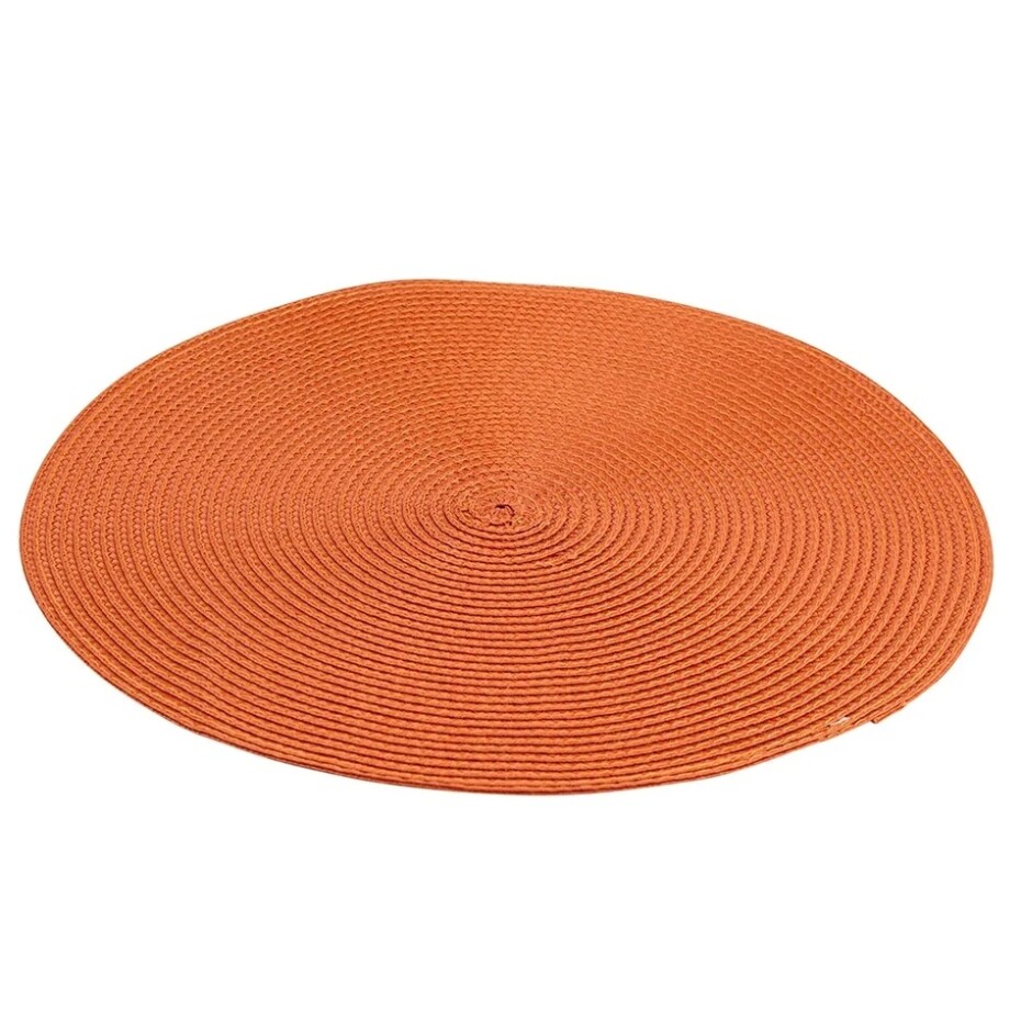 Altom Prostírání Straw terakota, pr. 38 cm, sada 4 ks - main (1)