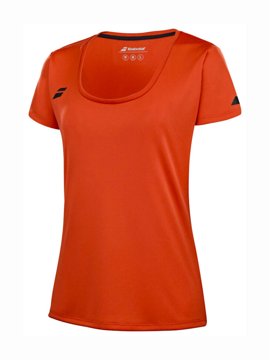 Dámské tričko Babolat  Play Cap Sleeve Top Women Fiesta Red S - main (1)