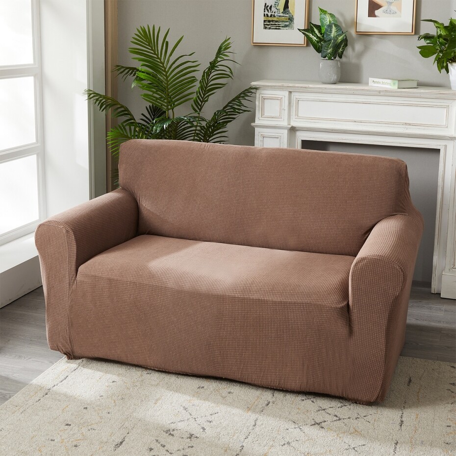 4Home Napínací potah na sedačku Magic clean hnědá, 190 - 230 cm - main (1)