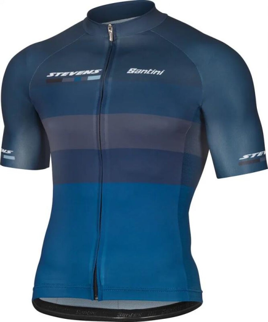 Stevens Aero Equipe Tmavě Modrý Krátký Rukáv dres - main (0)