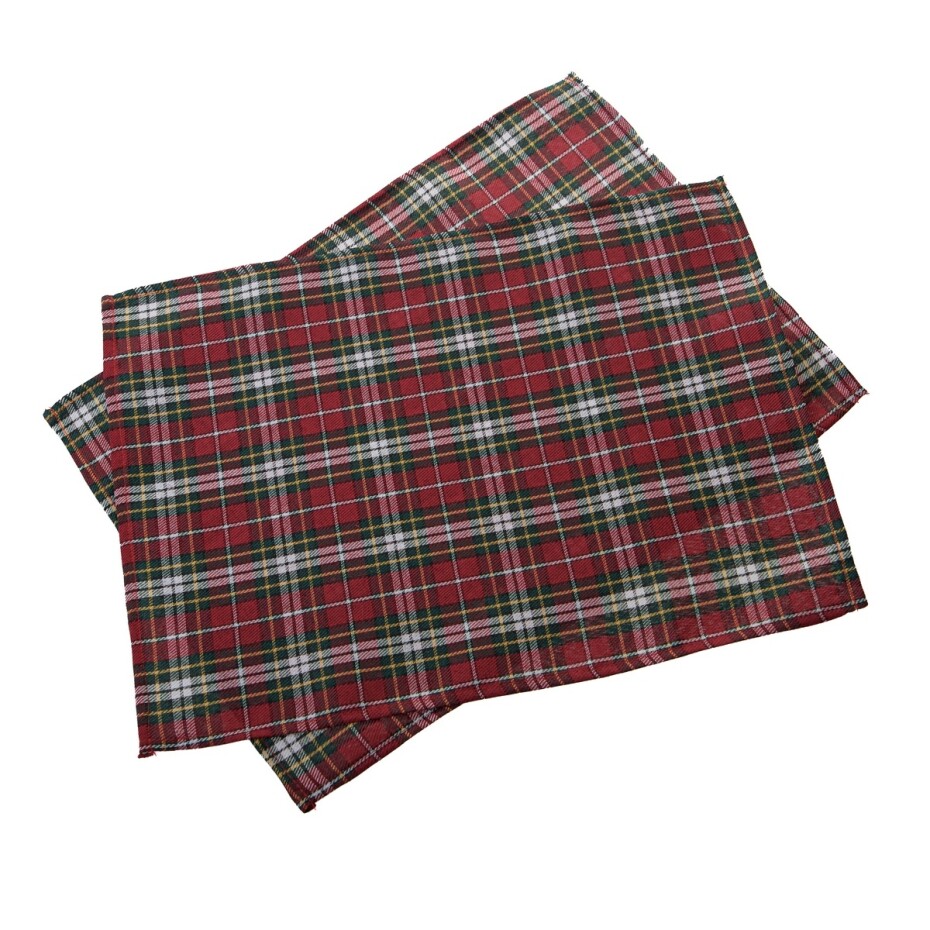 Prostírání Checkered Pattern, 32 x 45 cm, sada 2 ks - main (0)