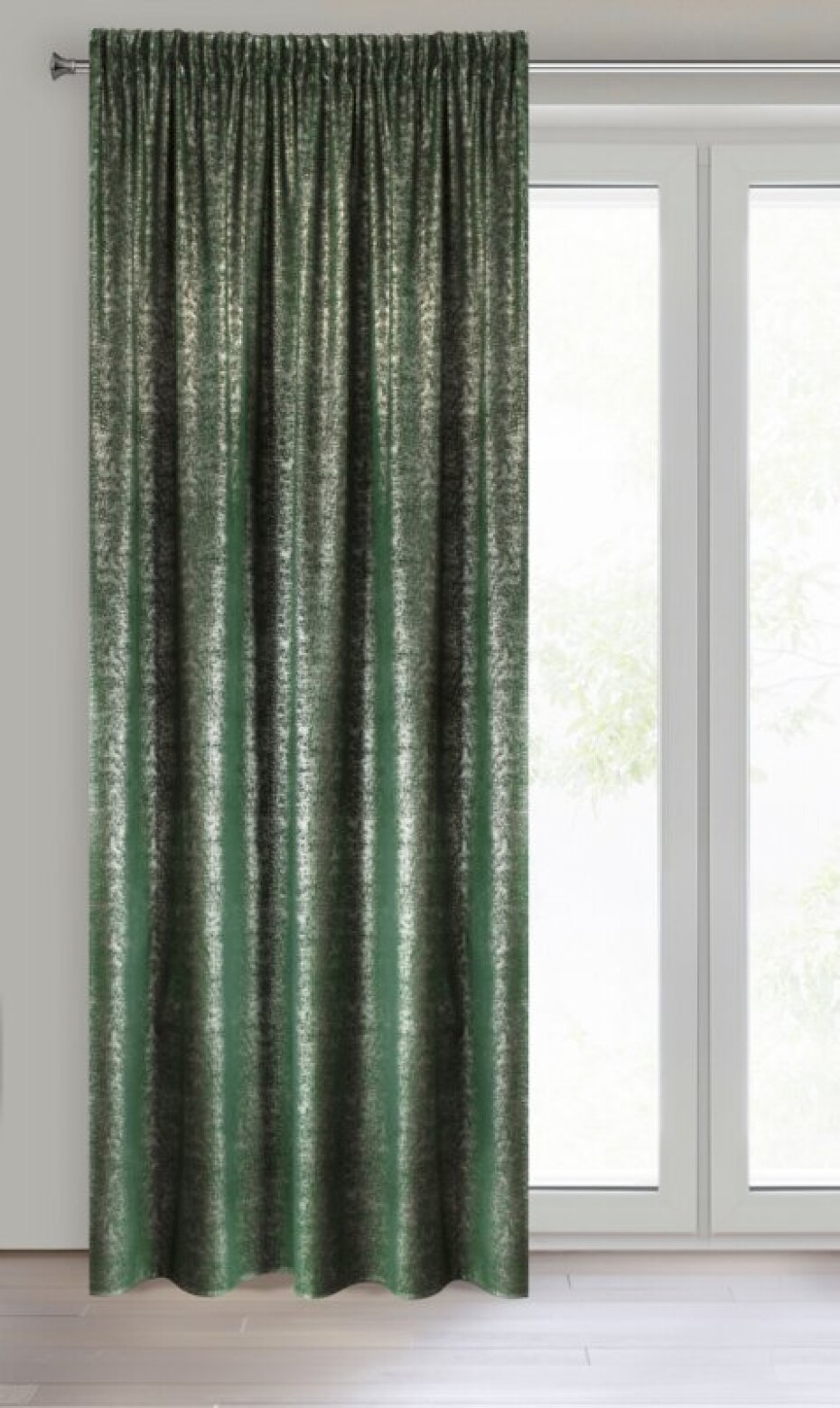 ArtFir Závěs CYPHER P | zelená 140 x 270 cm - main (1)