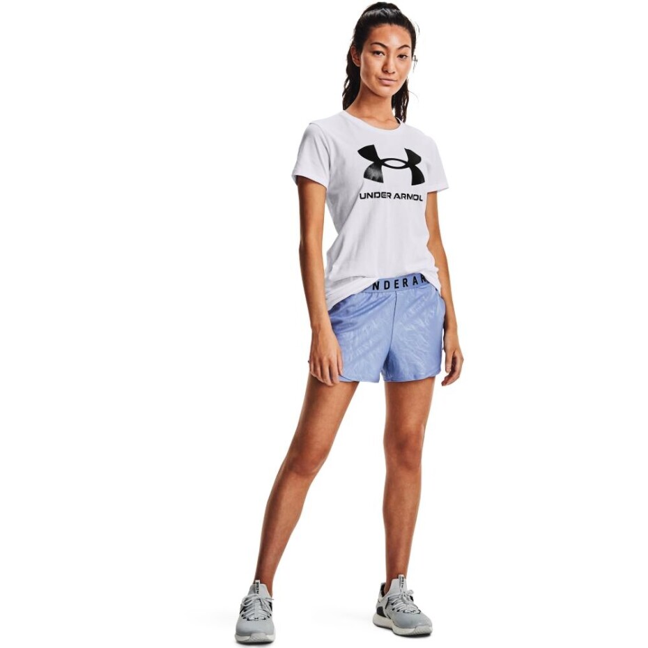 Dámské šortky Under Armour  Play Up Shorts Emboss 3.0 blue M - main (2)