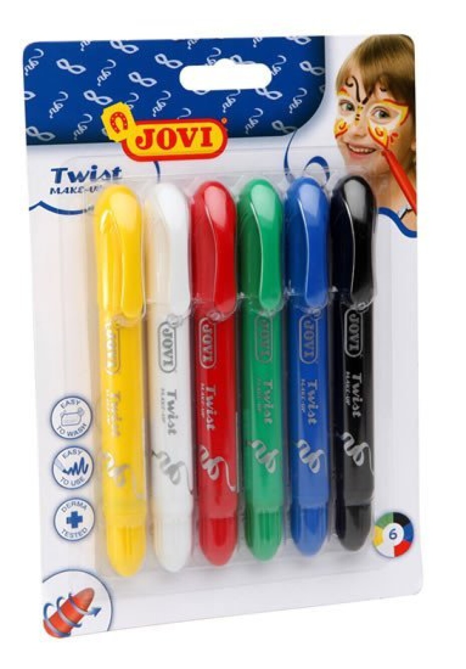 JOVI Obličejové barvy TWIST 6 ks - main (0)