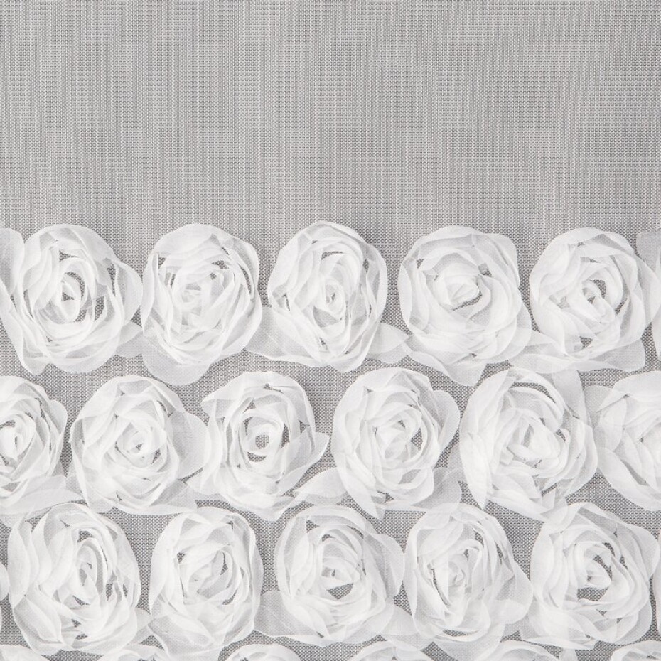 ArtFir Záclona ROSES 2 K | bílá 140 x 250 cm - main (4)