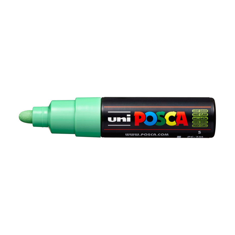Posca popisovač PC-7M, 4,5 - 5,5 mm, světle zelená (5) - main (0)