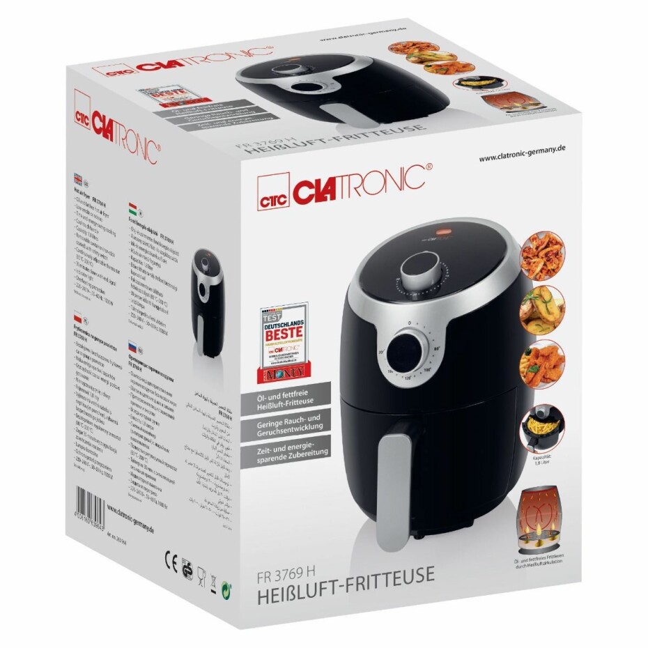 Clatronic FR3769 H horkovzdušná fritéza, 1,8 l - main (5)