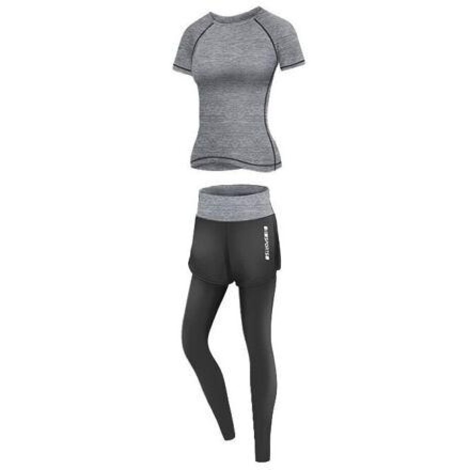 Merco Runner Long 2W fitness set šedá - main (0)