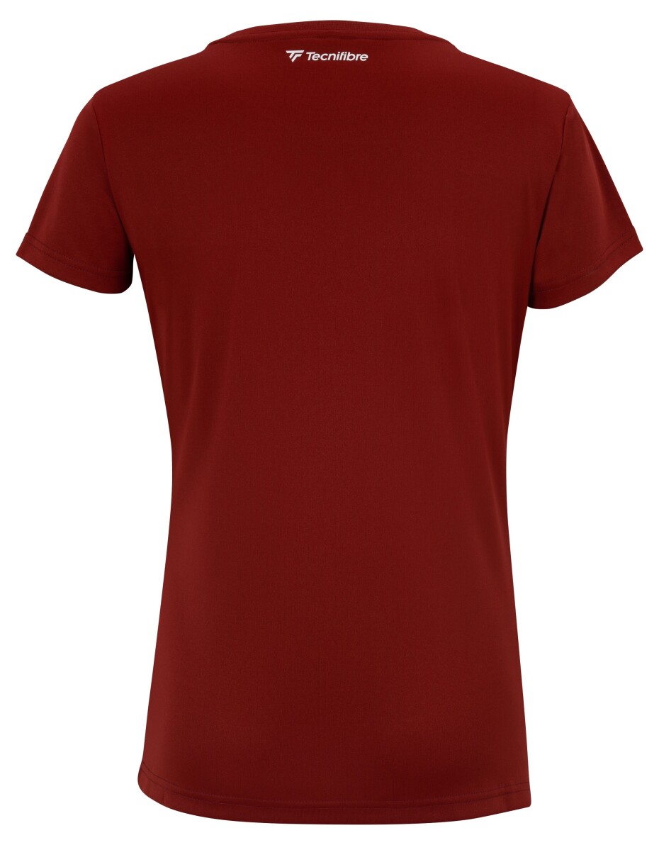 Dámské tričko Tecnifibre  Club Tech Tee Cardinal M - main (2)