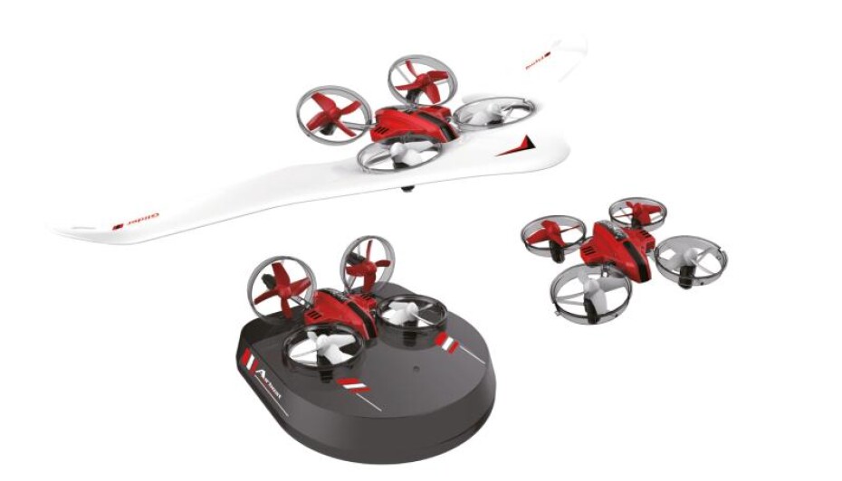 Air Genius All-in-one, dron, kluzák a vznášedlo v jednom, gyro, headless, RTF - main (0)