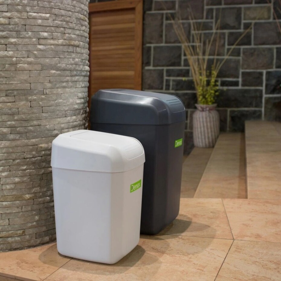 Denox Troya odpadkový koš 15 l, antracitový, 15 l - main (1)