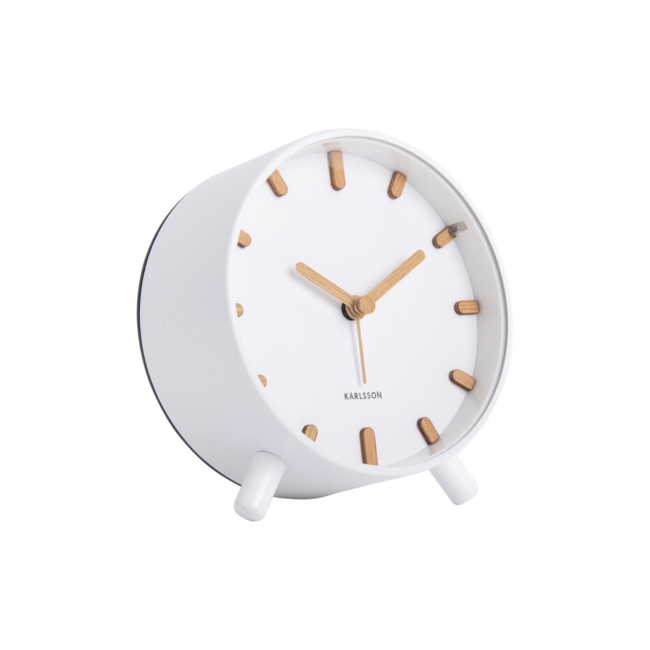 Karlsson 5943WH designový budík 11 cm - main (2)