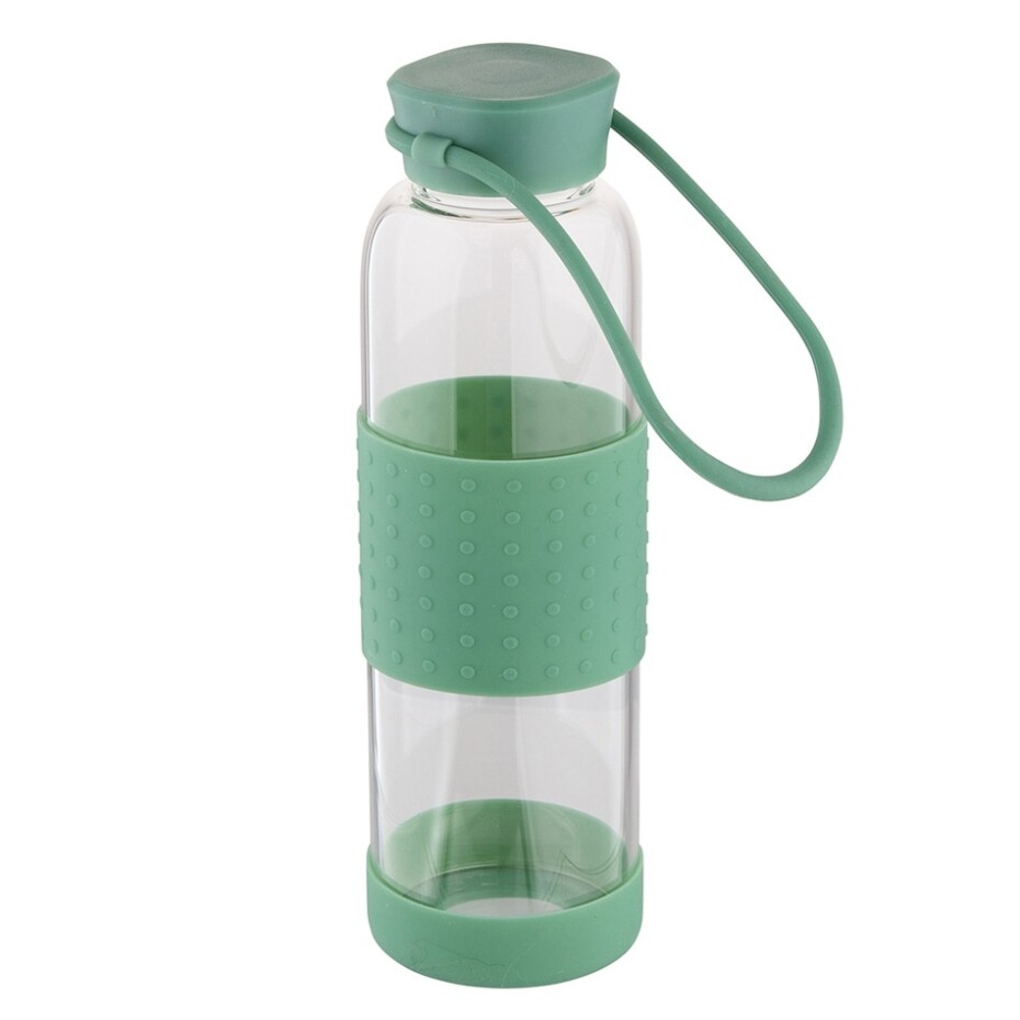 Altom Skleněná láhev na vodu 550 ml, zelená - main (0)