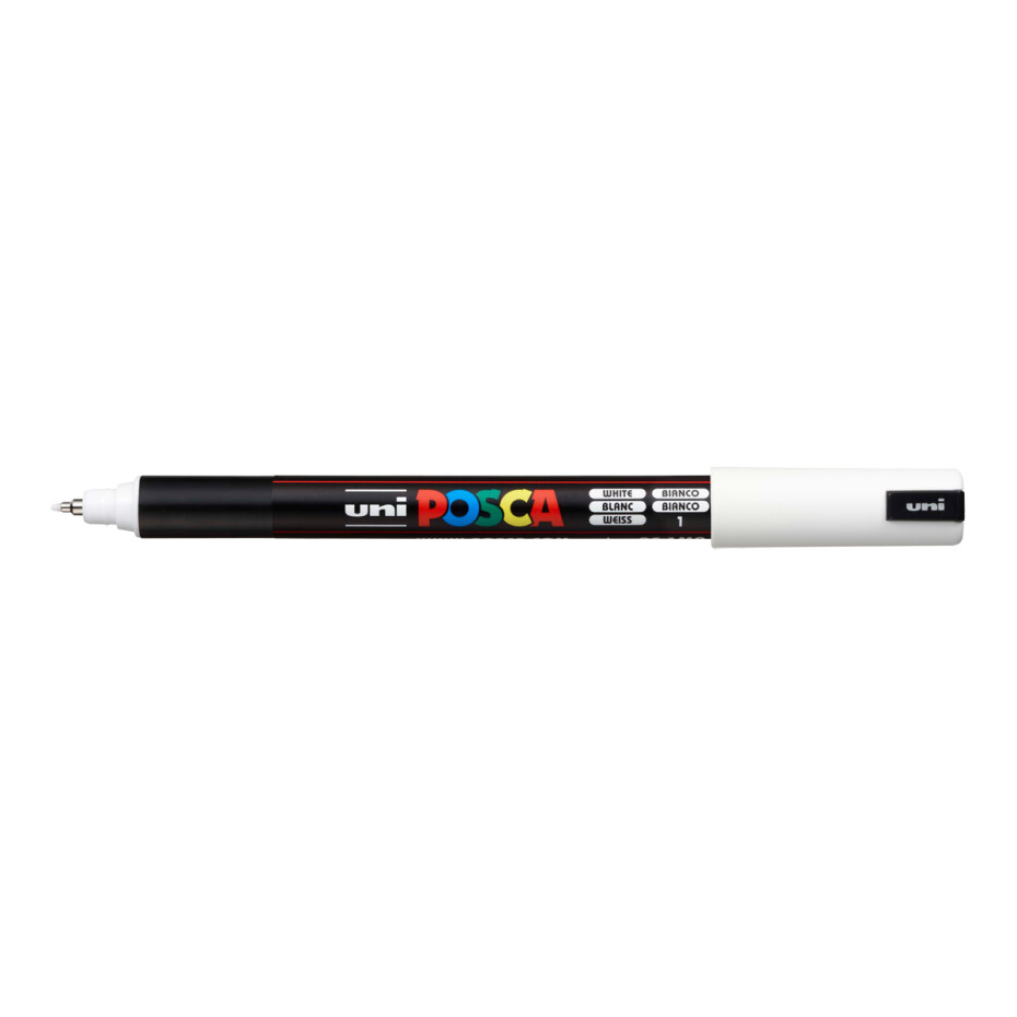 Posca popisovač PC-1MR, 0,7 mm, bílá (1) - main (0)