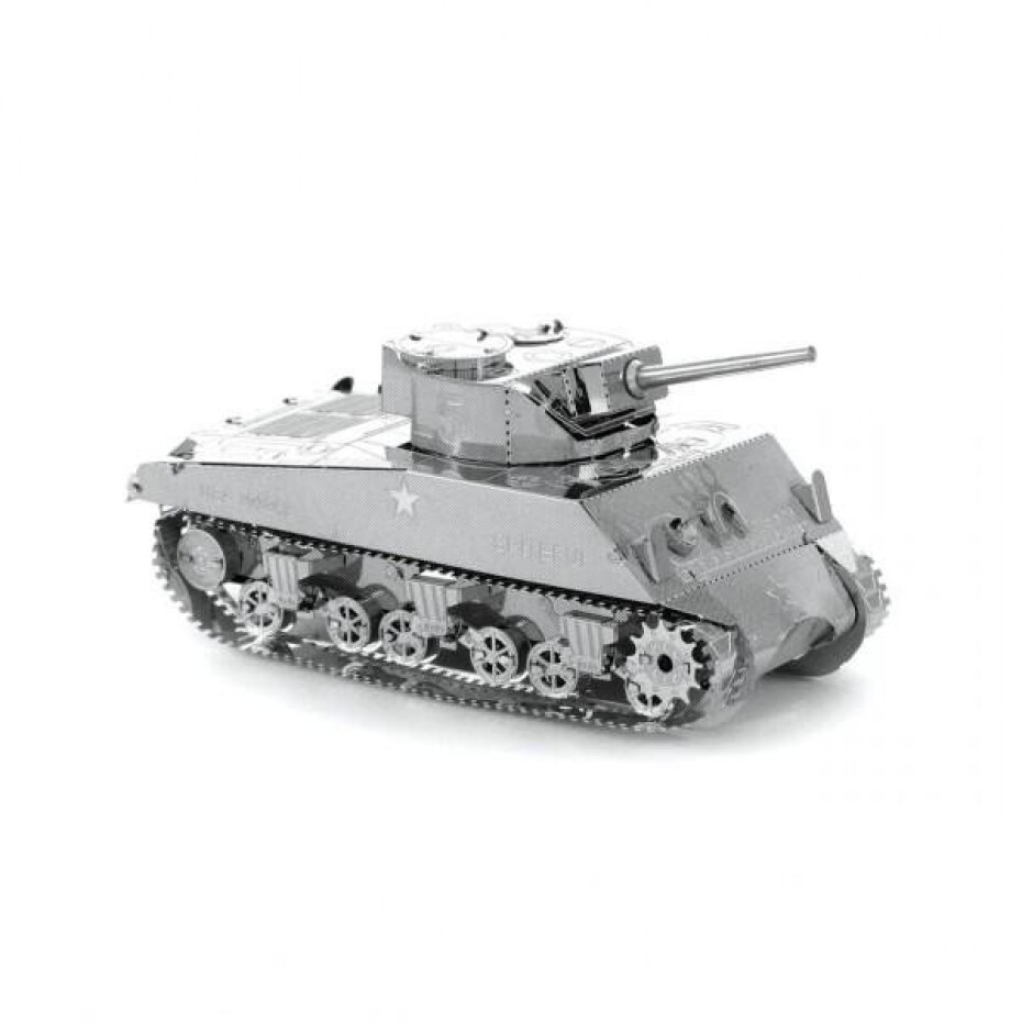 Metal Earth 3D kovový model Tank Sherman - main (0)