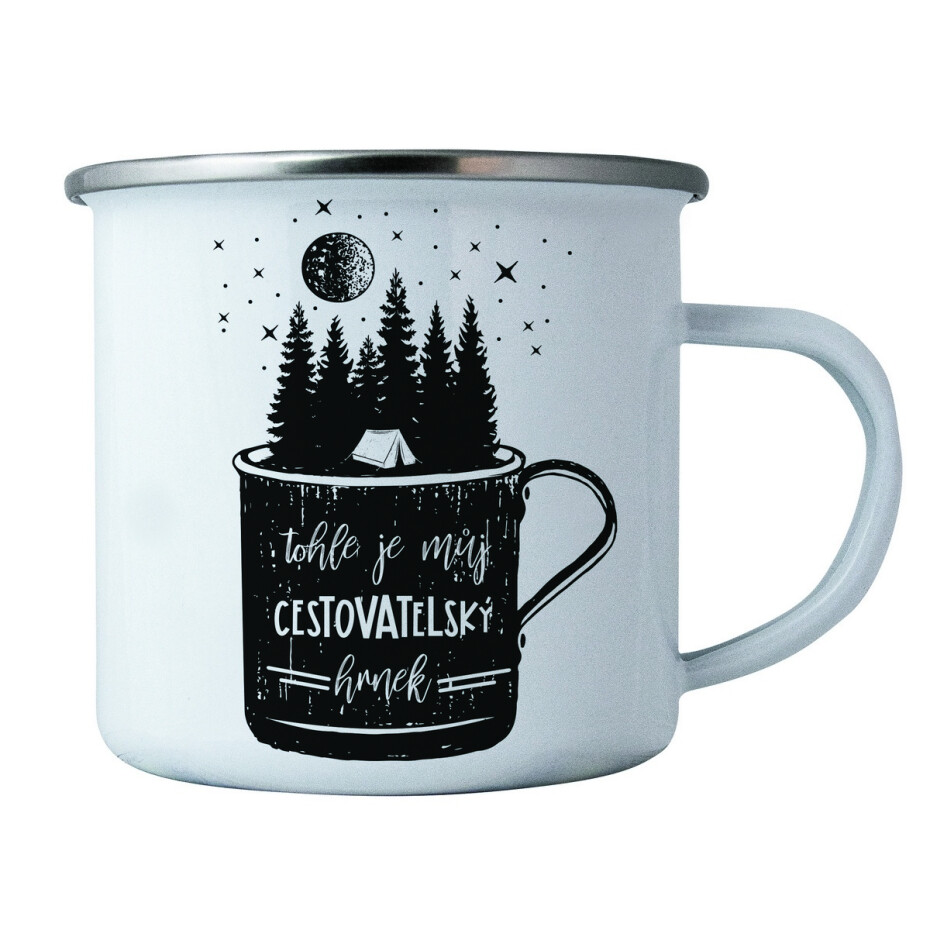 Bohemia Gifts Plechový hrnek - Pro cestovatele, 350 ml - main (0)