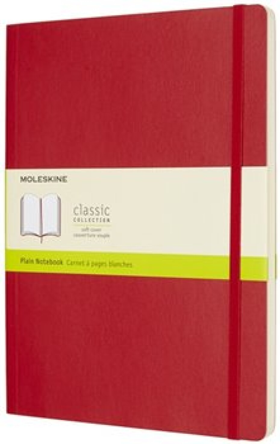 Moleskine Zápisník měkké desky červený čistý B5 96 listů - main (0)