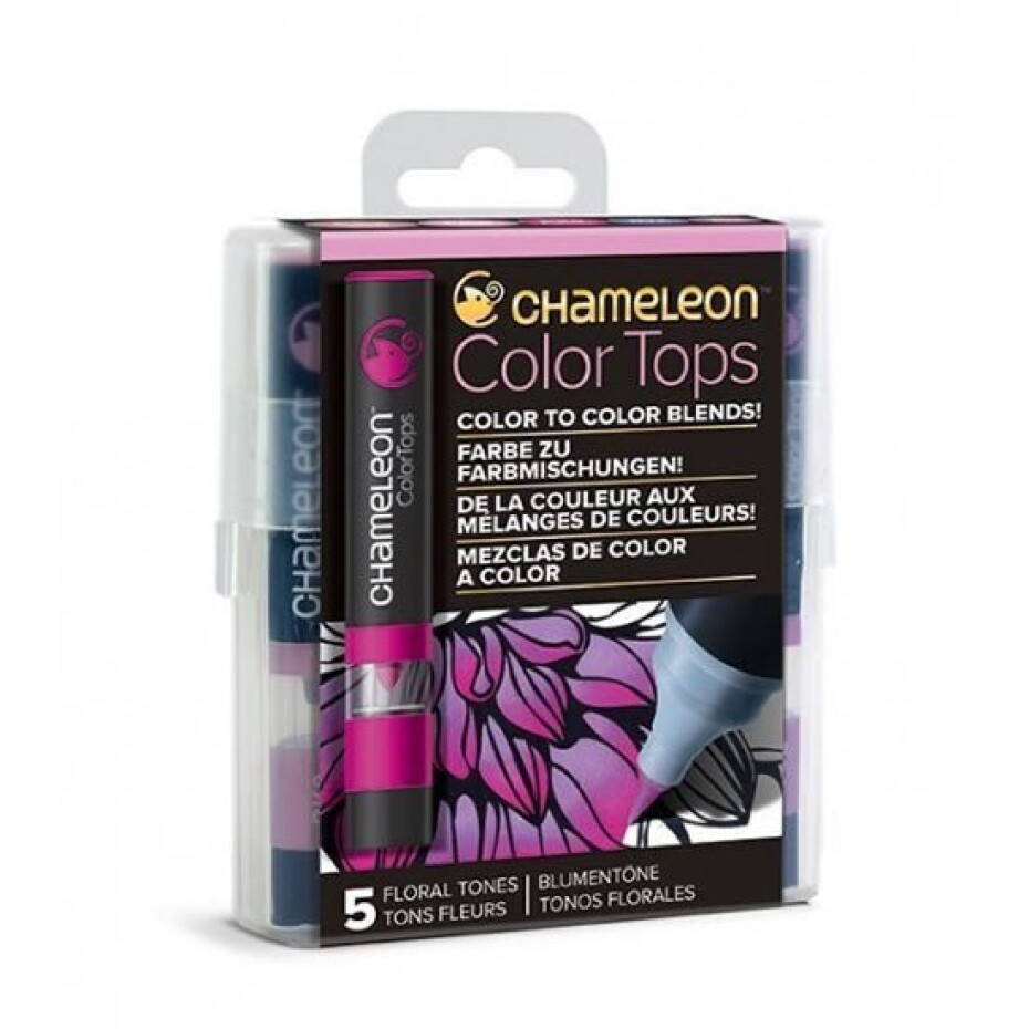 Set Chameleon Color Tops, 5ks - růžové tóny - main (0)