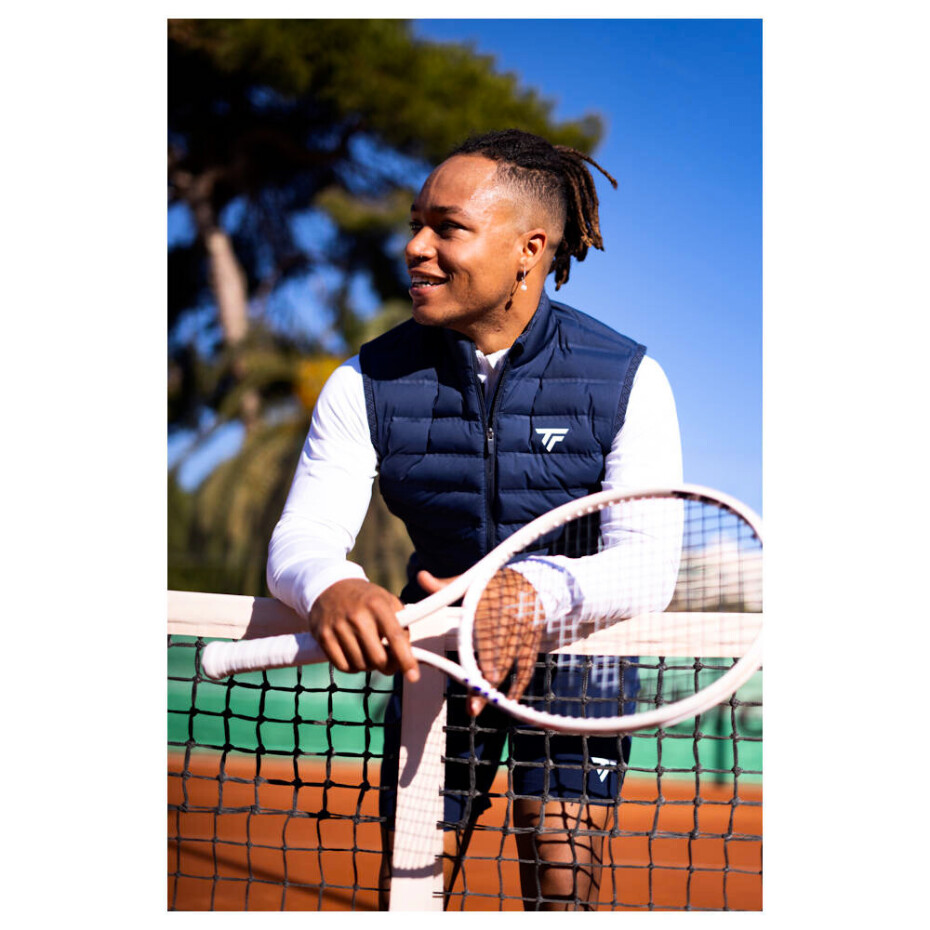 Tecnifibre Tech Sleeveless modrý - main (2)
