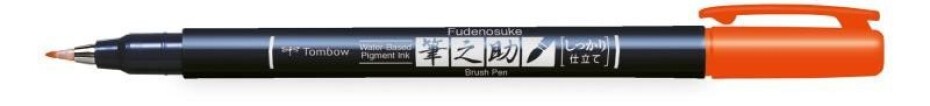 Tombow Štětcový fix Fudenosuke - orange - main (0)