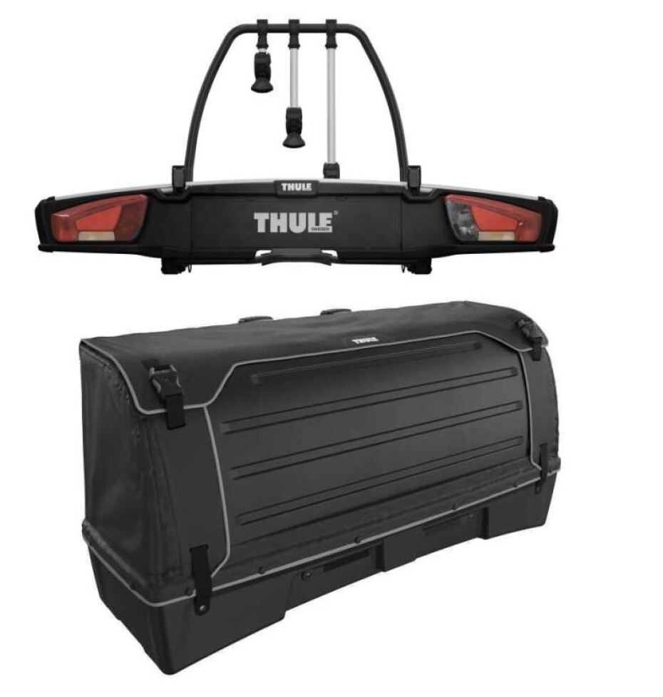 Thule VeloSpace XT 939 nosič na tažné na 3 kola + Thule 9383 box na nosič - main (0)