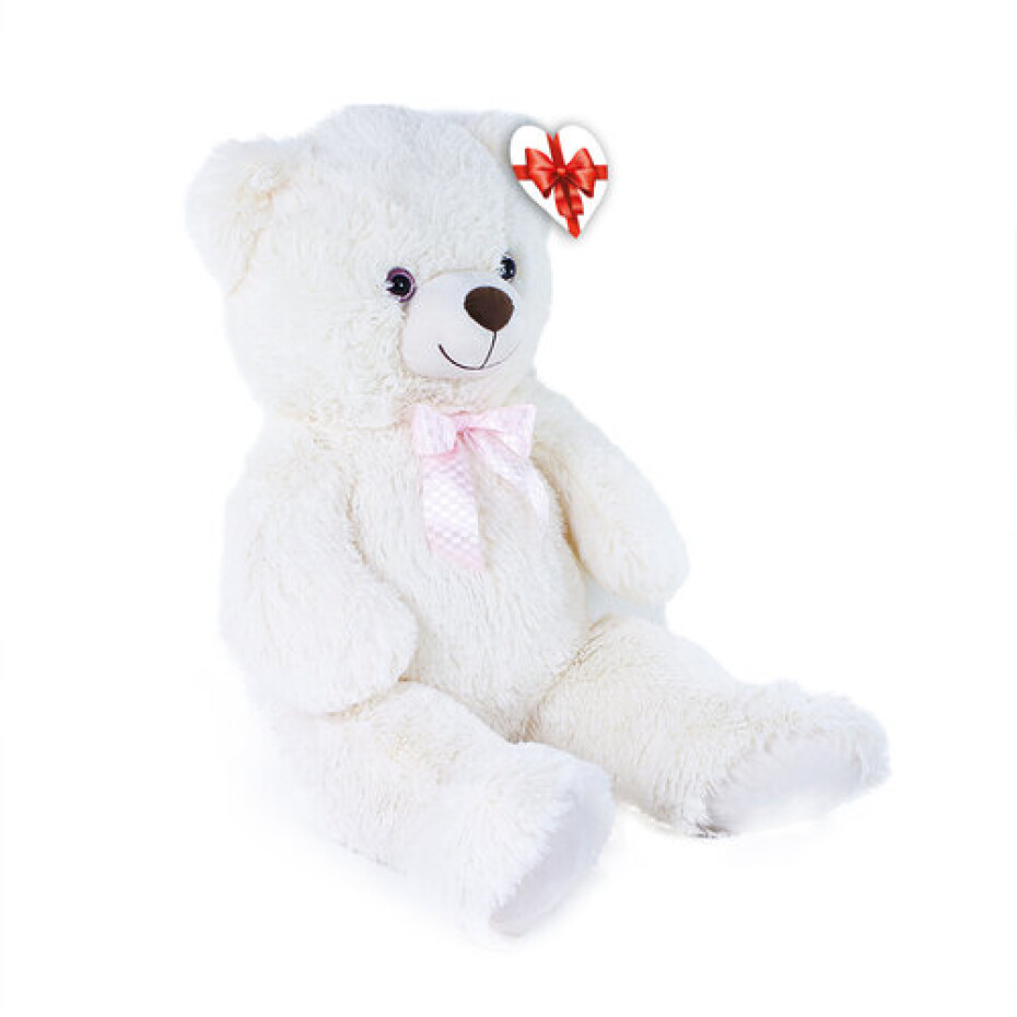 Rappa Velký plyšový medvěd Lily krémový, 78 cm, s visačkou - main (1)