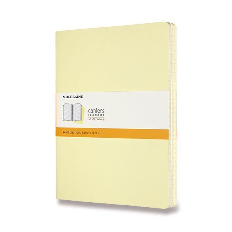 Sešity Moleskine Cahier VÝBĚR BAREV, 3KS - měkké desky - XL, linkovaný 1331/22392 - Sešity Moleskine Cahier karton - main (12)