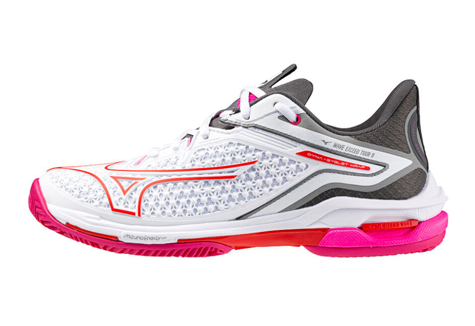 Dámská tenisová obuv Mizuno Wave Exceed TOUR 6 CC White/Radiant Red/Quiet Shade  EUR 40 - main (0)
