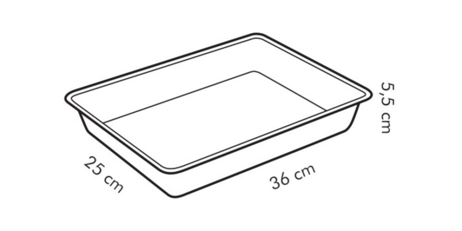 Tescoma DELÍCIA hluboký plech na pečení 36 x 25 cm - main (1)