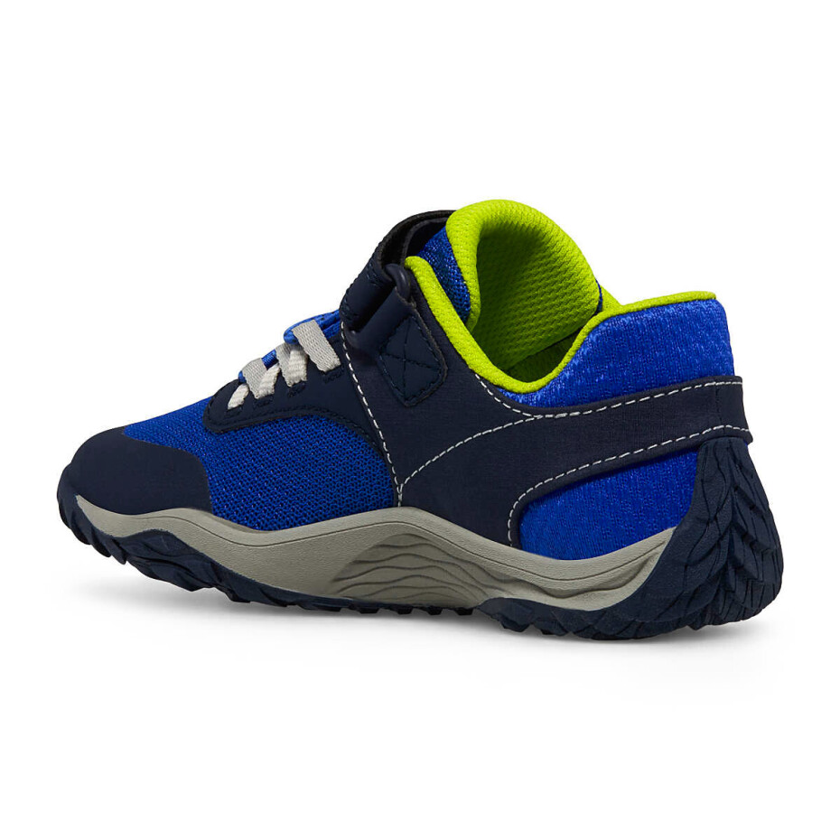Dětská outdoorová obuv Merrell  Trail Glove 7 A/C Blue/Lime  UK 3 - main (2)