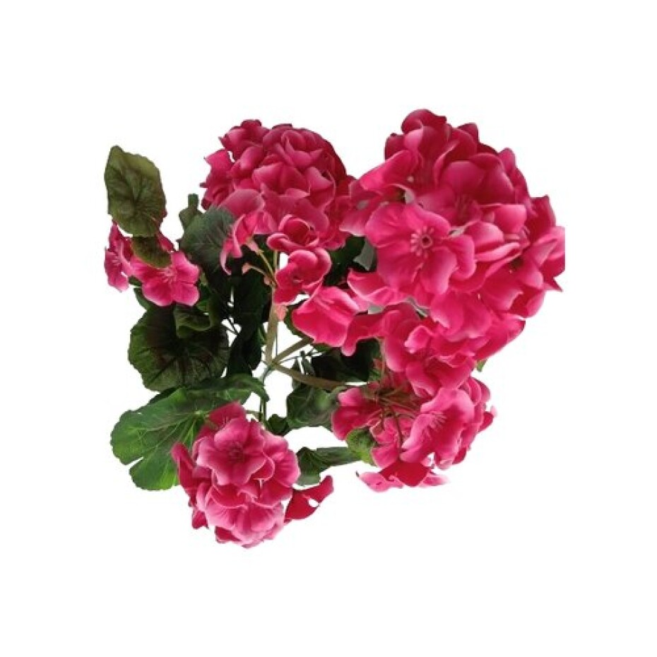 Umělá květina Muškát tmavě růžová, 47 cm - main (1)