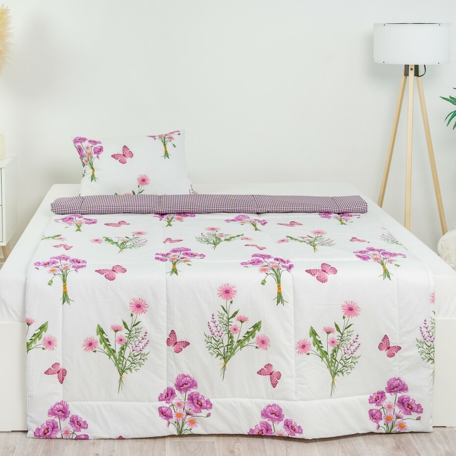 Stanex CLASSIC letní set Jaro fialová, 140 x 200 cm, 40 x 60 cm - main (0)