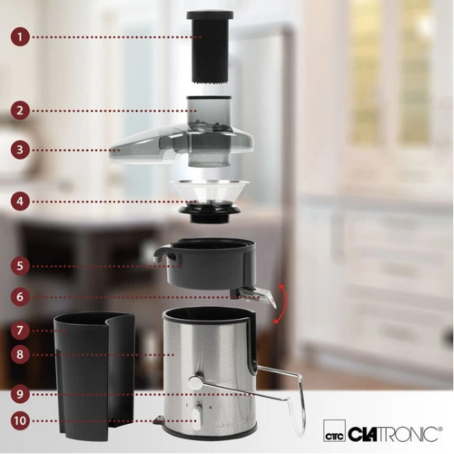 Clatronic AE 3666 odšťavňovač automatický - main (4)
