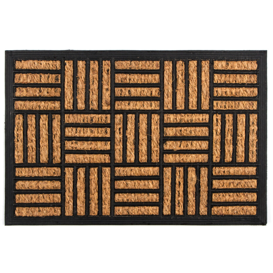Trade Concept Kokosová rohožka Squares, 40 x 60 cm - main (0)