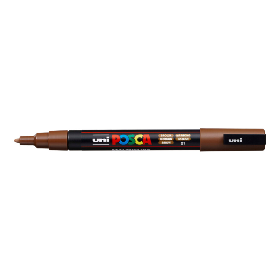 Posca popisovač PC-3M, 0,9 - 1,3 mm, hnědá (21) - main (0)