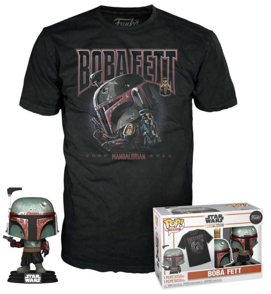 Funko POP &amp; Tee: Star Wars - Bobba Fett (velikost trička L) - main (0)