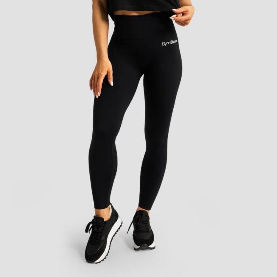 GymBeam Dámské legíny Limitless s vysokým pasem Black - main (0)