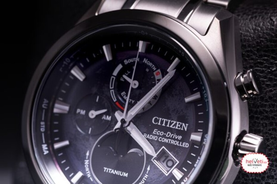 Citizen Eco-Drive Radio Controlled Tsukiyomi Moonphase Super Titanium BY1018-80E - main (5)