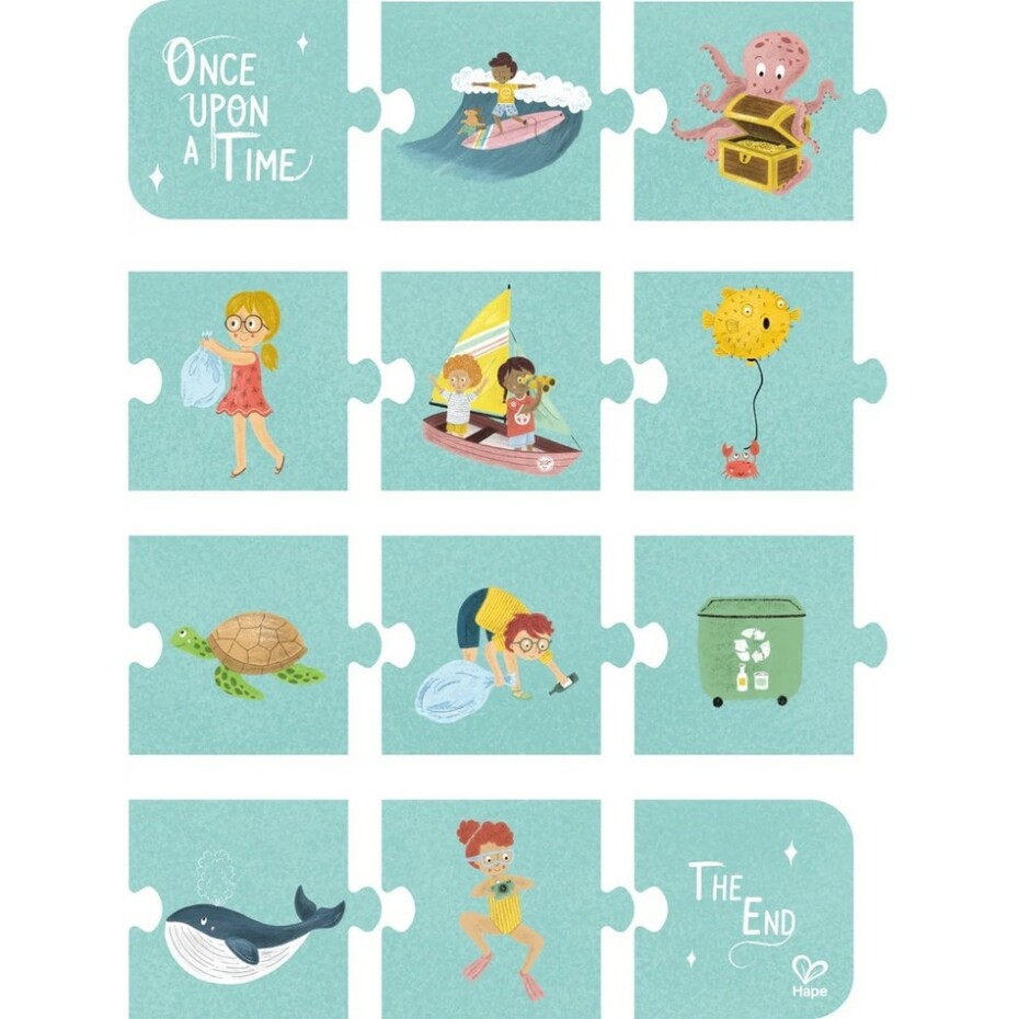 Hape Puzzle - Přátelé oceánu - main (2)