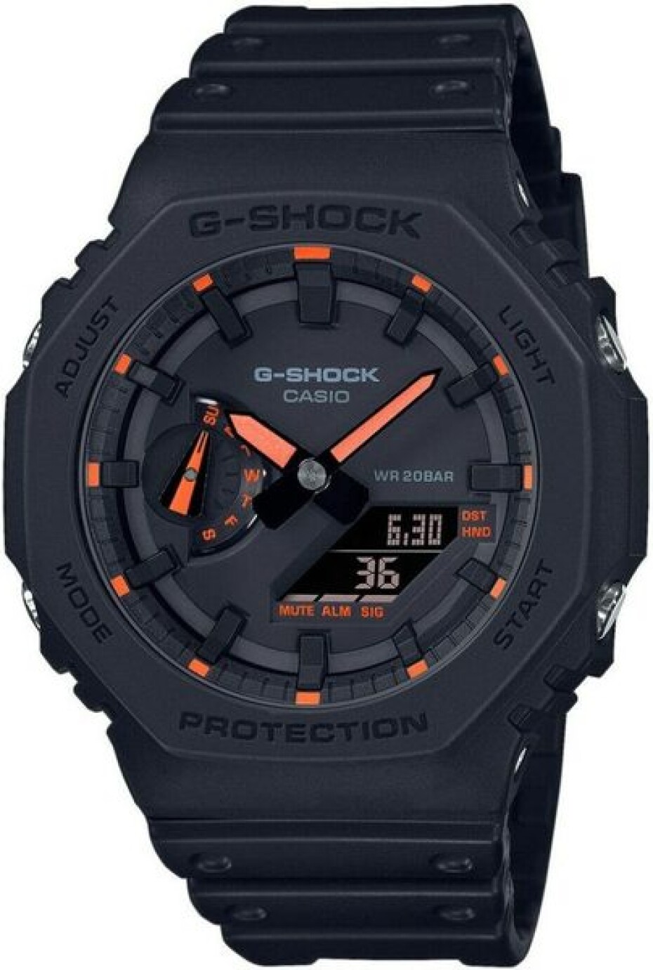 Casio G-Shock GA-2100-1A4ER Neon Accent Series - main (0)