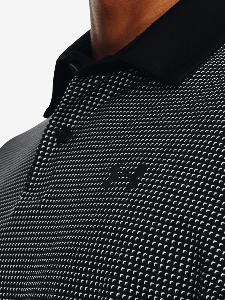 Pánské tričko Under Armour  T2G Printed Polo-BLK S - main (2)