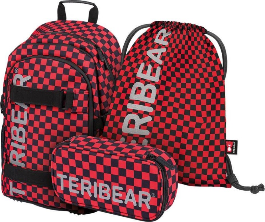 BAAGL 3 SET Skate Teribear: batoh, penál a sáček - main (0)