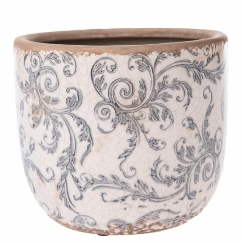 Keramický obal na květináč Vintage Pompei, 15,5 x 13 cm - main (0)