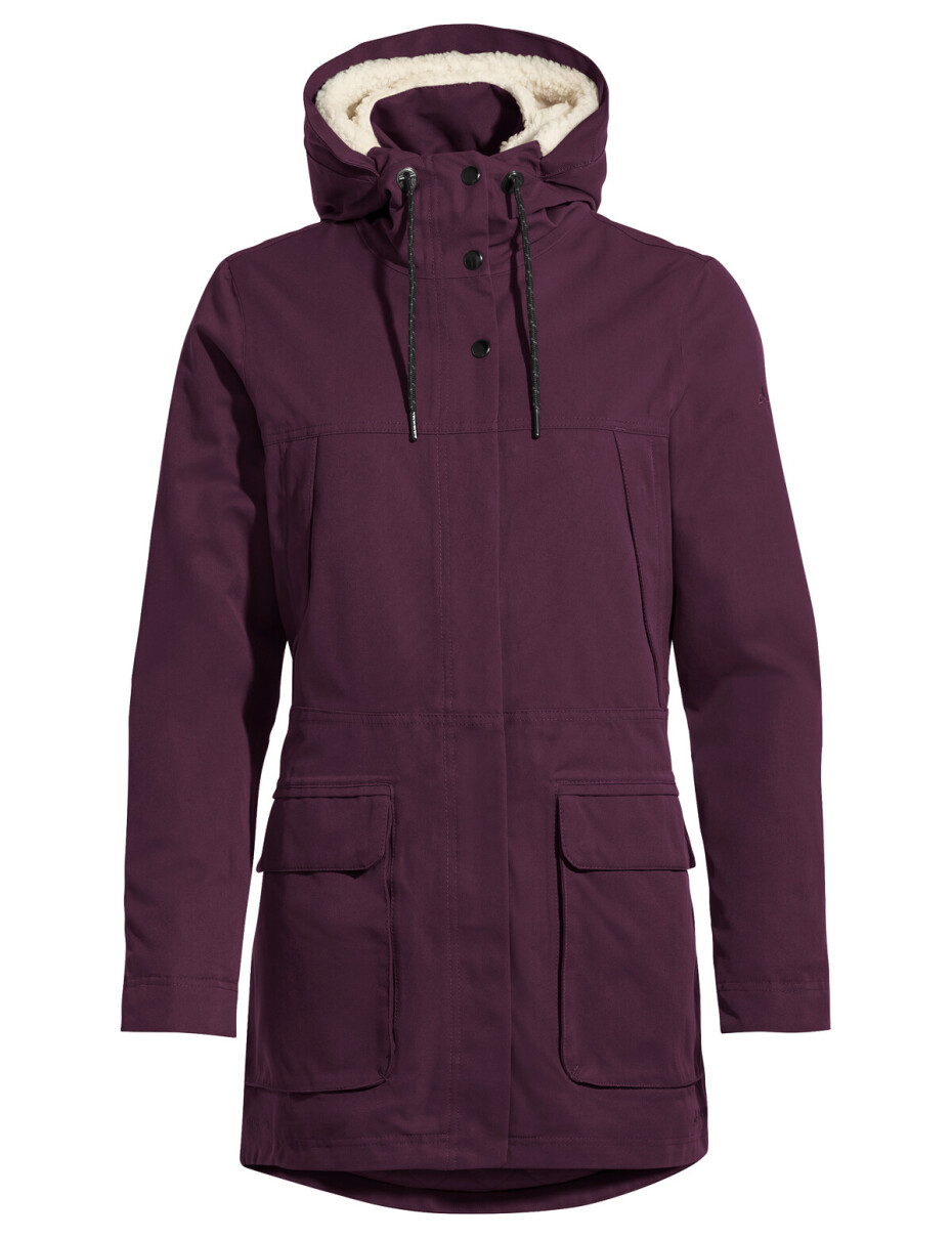 Dámská bunda VAUDE  Manukau Parka II W's Cassis, 44 44 - main (0)