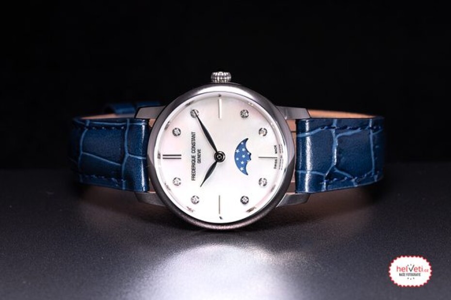 Frederique Constant Slimline Ladies Moonphase Quartz FC-206MPWD1S6 - main (1)