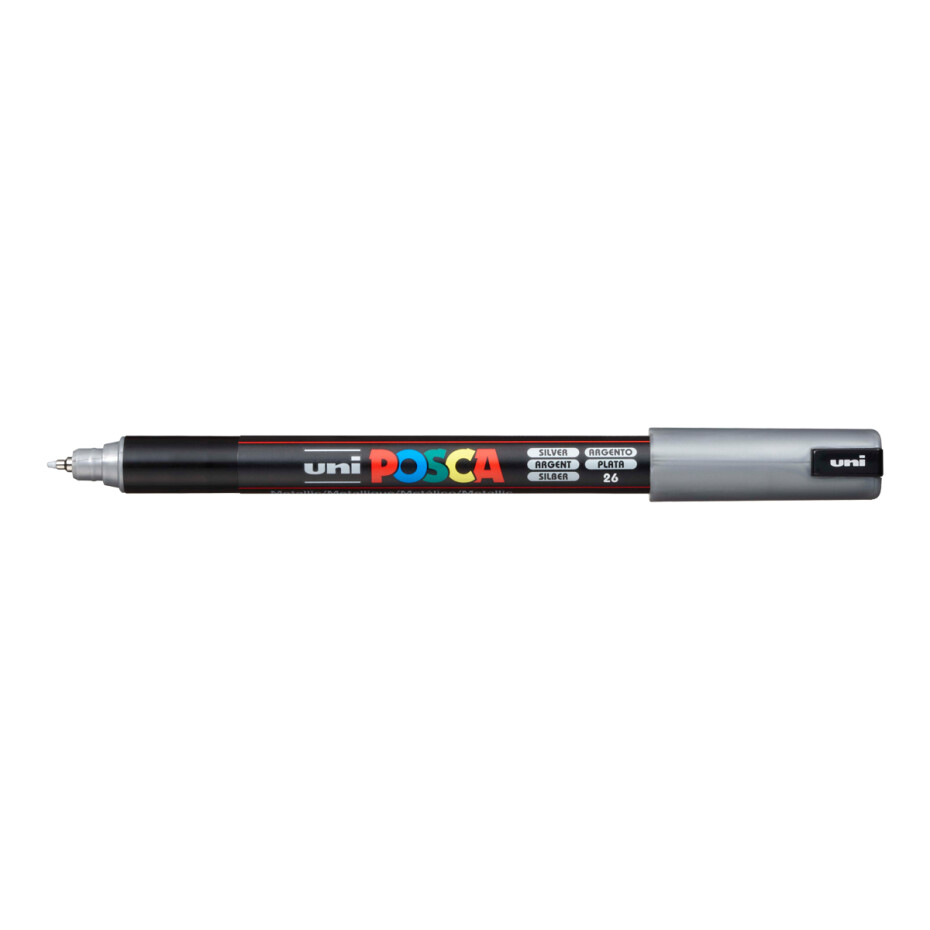 Posca popisovač PC-1MR, 0,7 mm, stříbrná (26) - main (0)