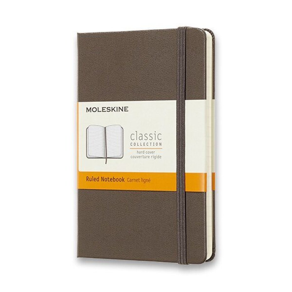 Zápisník Moleskine VÝBĚR BAREV - tvrdé desky - S, linkovaný 1331/11142 - Zápisník Moleskine - tvrdé desky červený - main (8)