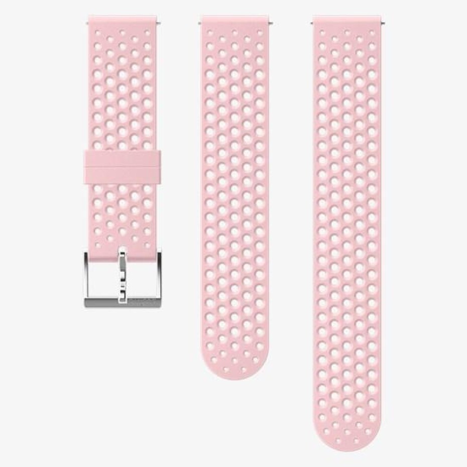 Suunto Suunto 20mm Athletic 1 Silicone Strap Sakura Steel Size S+M - main (0)
